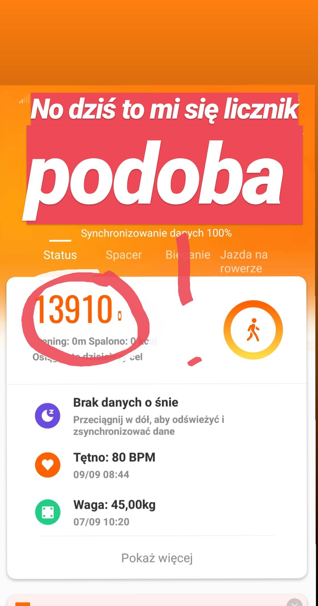 No dziś to mi się licznik podoba