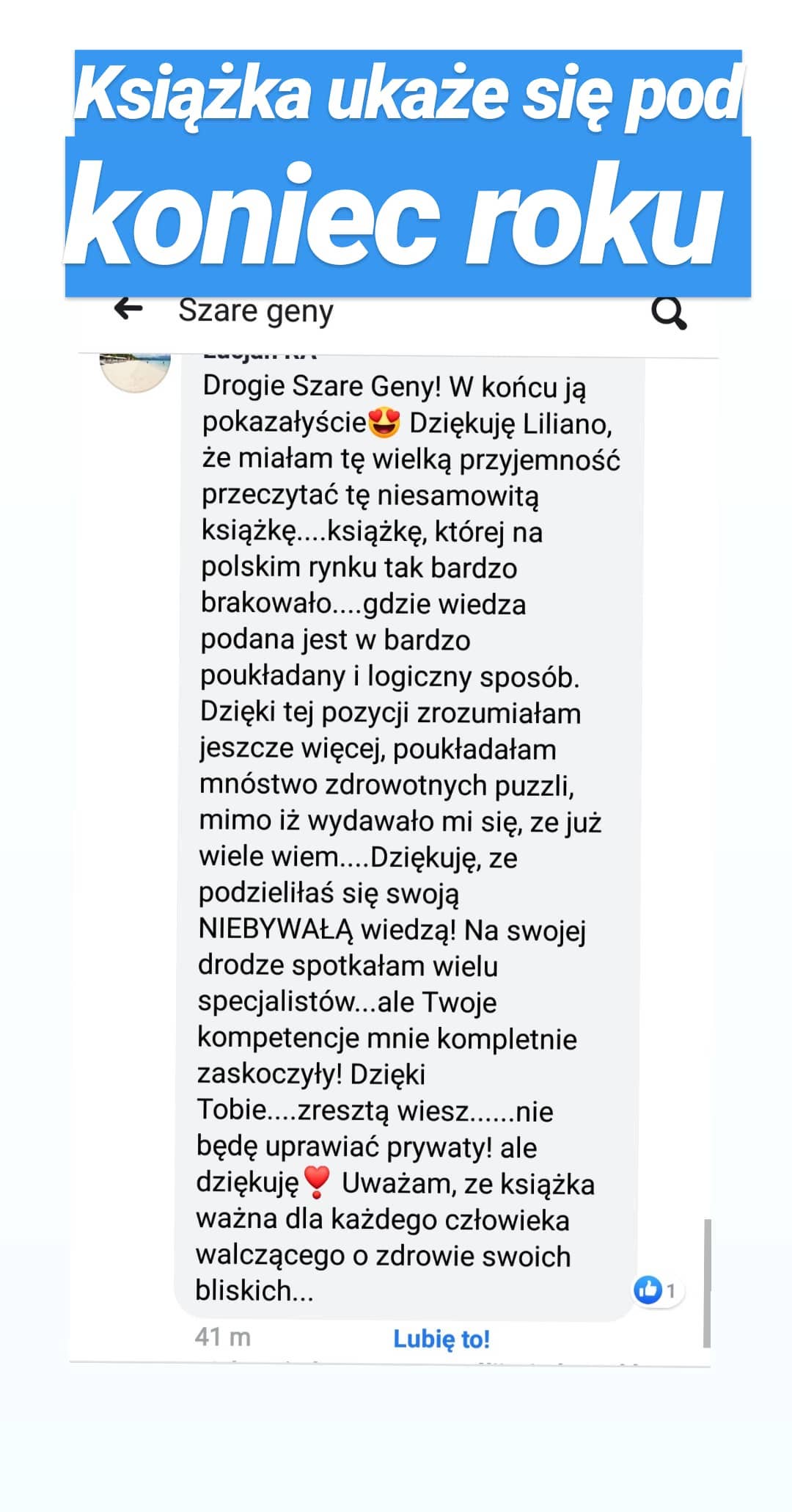 Książka ukaże się pod koniec roku