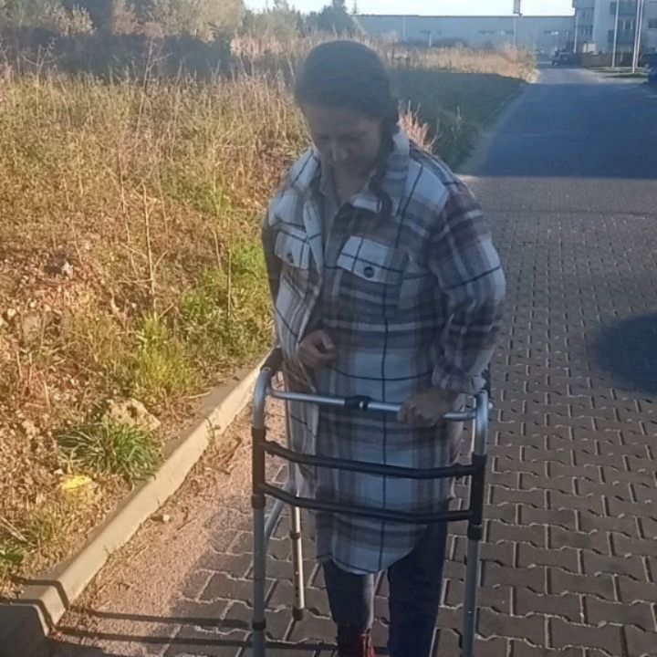 Plan jest taki każdego dnia dojść dalej, wczoraj było 150m ,dziś doszłam do kolejnego…