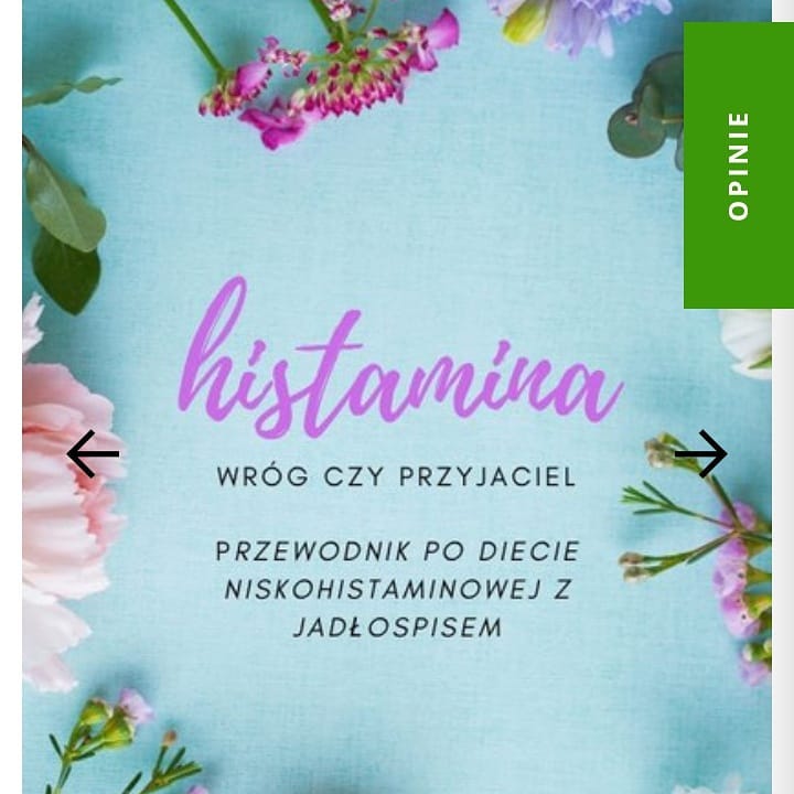 Kochani do wtorku trwa promocja na e-booki o histaminie z jadłospisem na 5 dni.…
